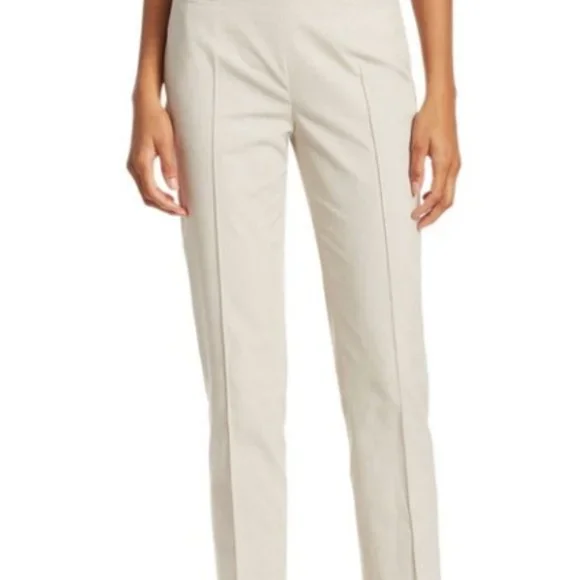 Cream Cropped Pants | 8 | EUC | Akris Punto Slim, but not skinny! - Picture 3 of 8